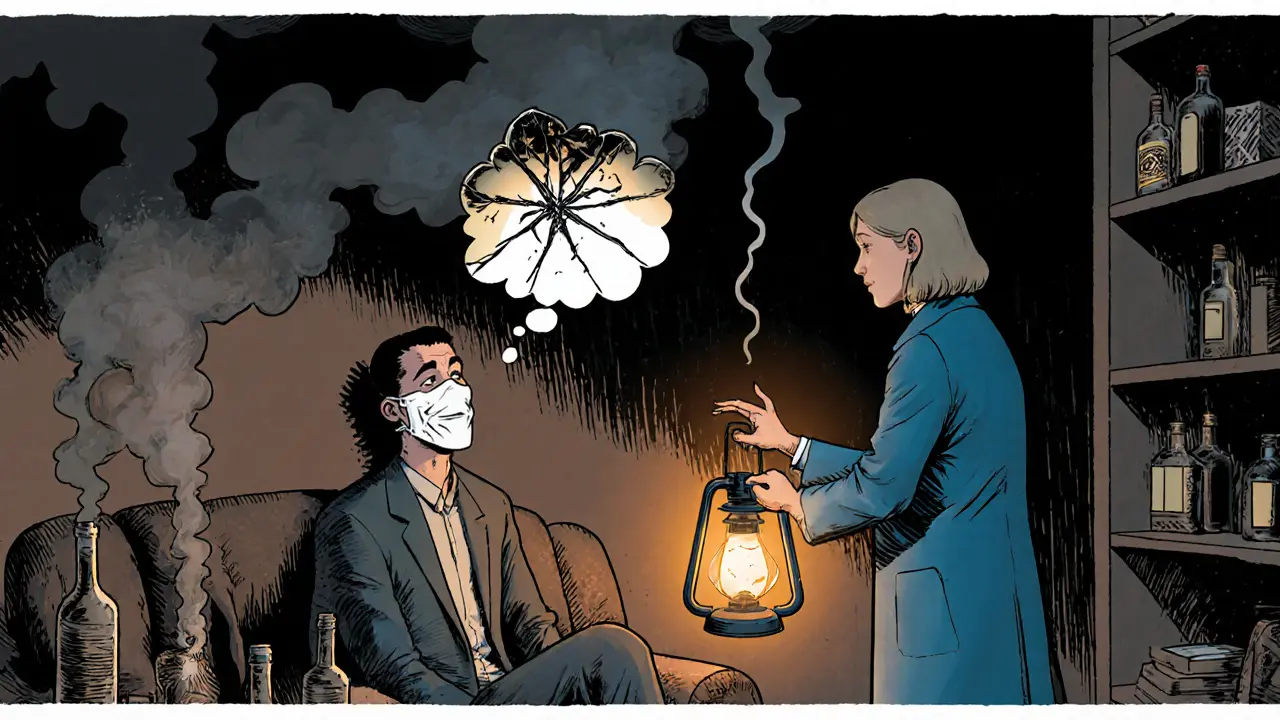 Kognitivní omyly u závislostí - Jak pracovat s racionalizací a popřením