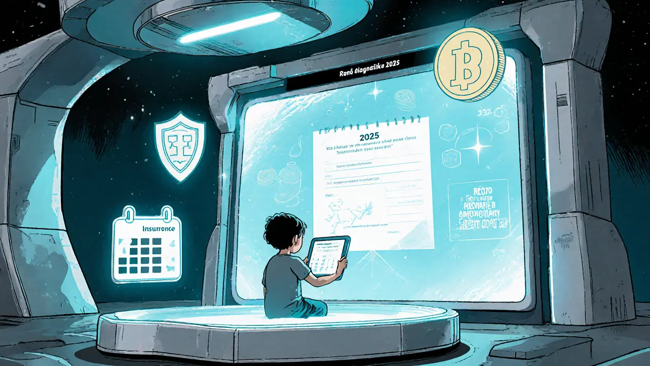 Dítě používá digitální testování, zatímco se zobrazuje zkrácená čekací doba.