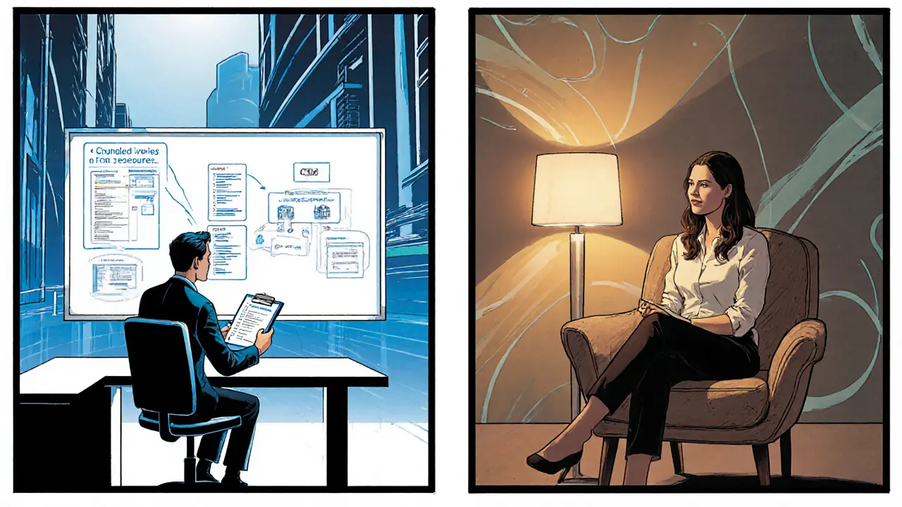 Typy psychoterapie: Direktivní vs. nedirektivní a podpůrná vs. rekonstrukční