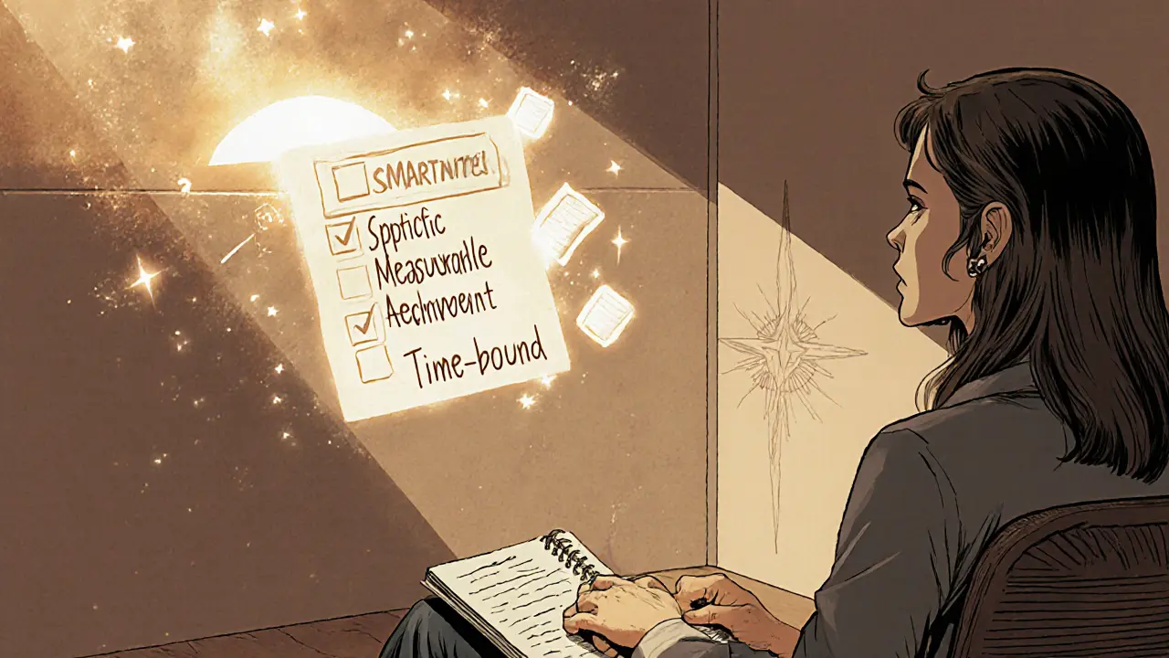 Jak si nastavit cíle psychoterapie: SMART cíle a realistická očekávání