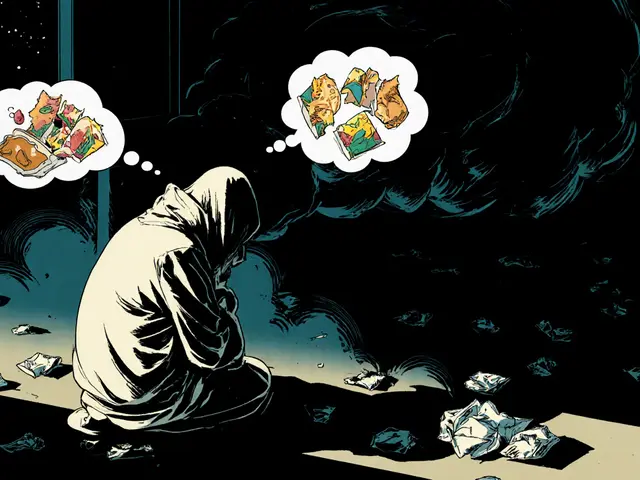 Závislost na jídle a přejídání: Jak psychoterapie pomáhá překonat binge eating