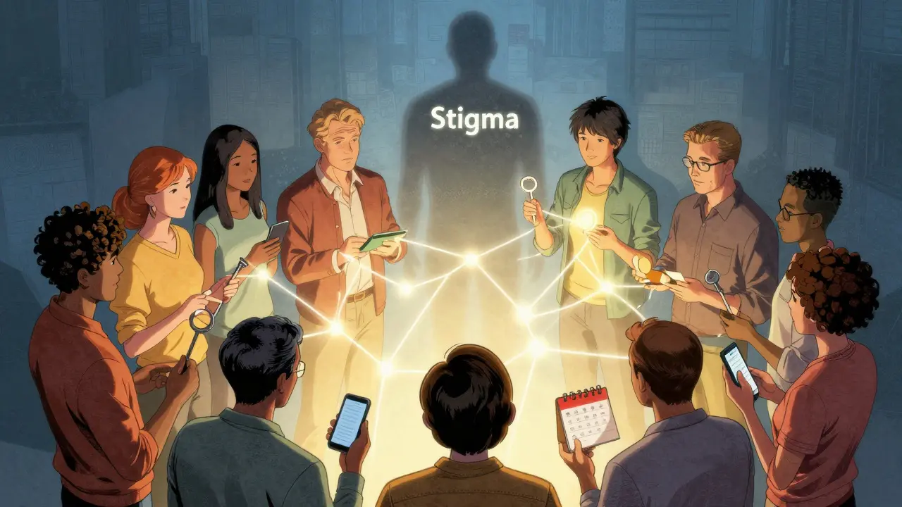 Skupina dospělých s ADHD spojuje nástroje a vzájemně se podporuje, zatímco stigma postupně mizí.