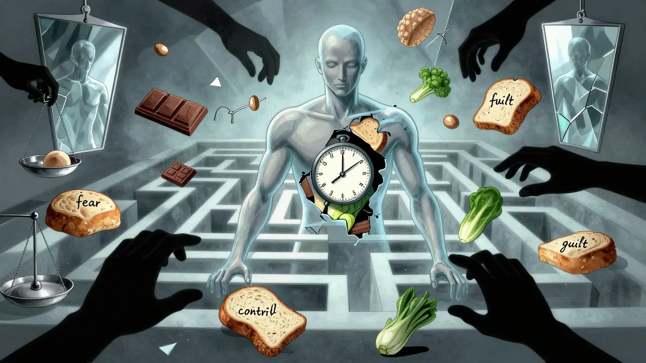 Typy poruch příjmu potravy: Anorexie, bulimie, přejídání a další diagnózy