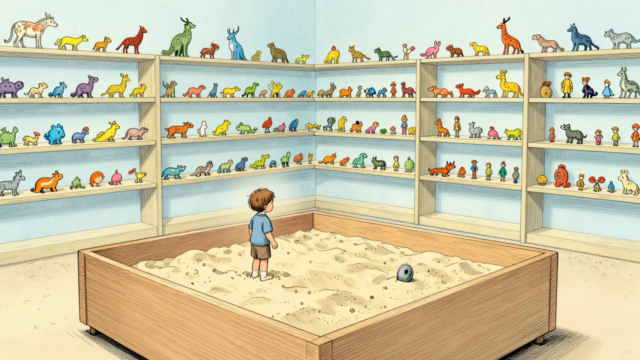 Pískoterapie u dětí: Jak pomáhá práce s pískem zpracovat trauma a emoce